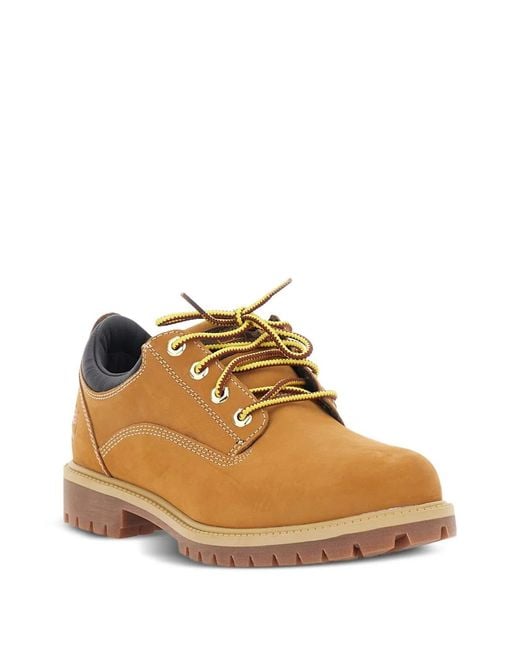 Timberland Brown Tan Calf Leather Flat Shoes for men