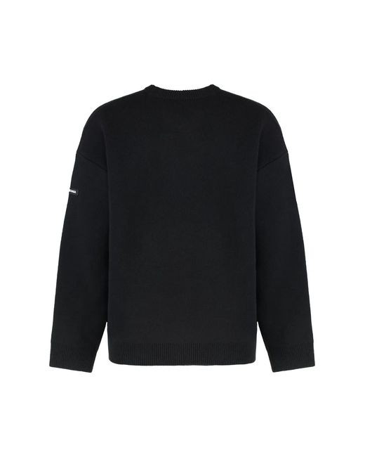 Balenciaga Black Wool Sweater Knitted Garment for men