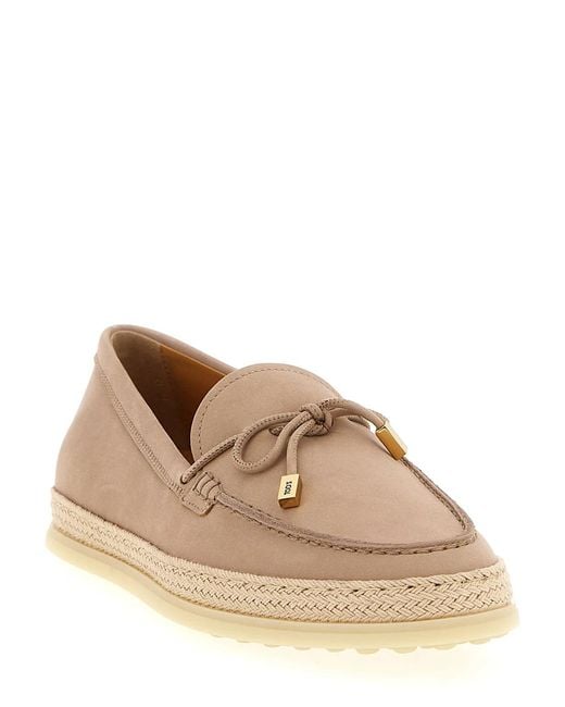 Tod's Brown 'Gomma Rafia 92K' Loafers