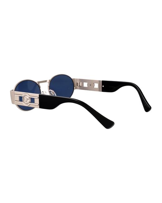 Versace Blue Inox Sunglasses for men