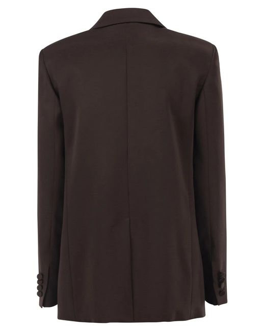 Max Mara Black Maxmara Studio Msearca – Double-Breasted Blazer