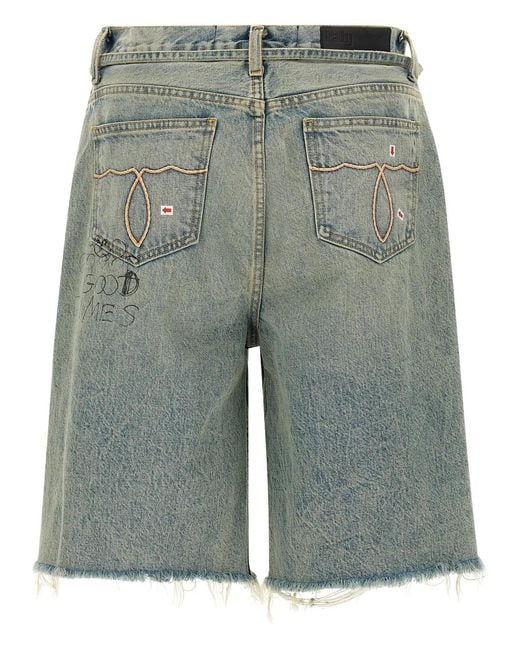 PALY Gray 'Good Good Times' Bermuda Shorts for men