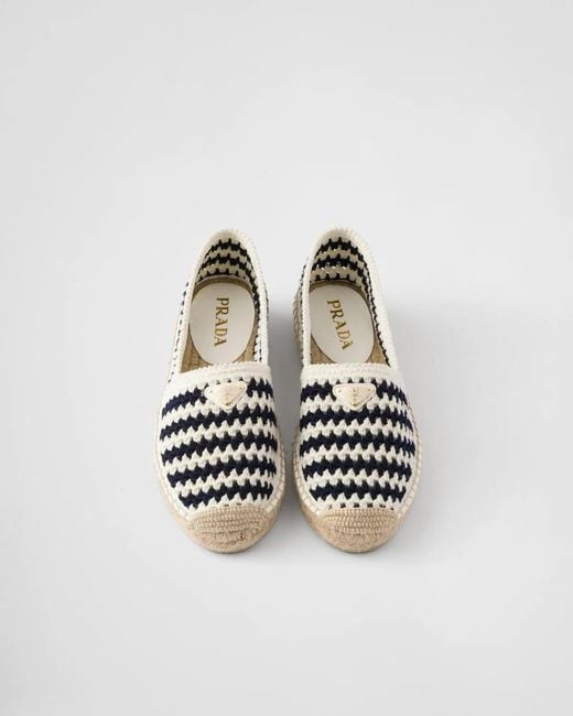 Prada White Espadrillas