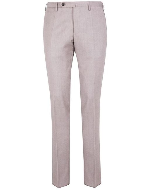 Incotex Gray "Chino Slim Fit" Trousers for men