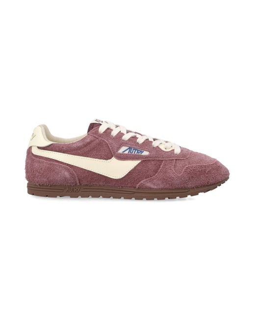 Autry Pink Windspin Sneakers