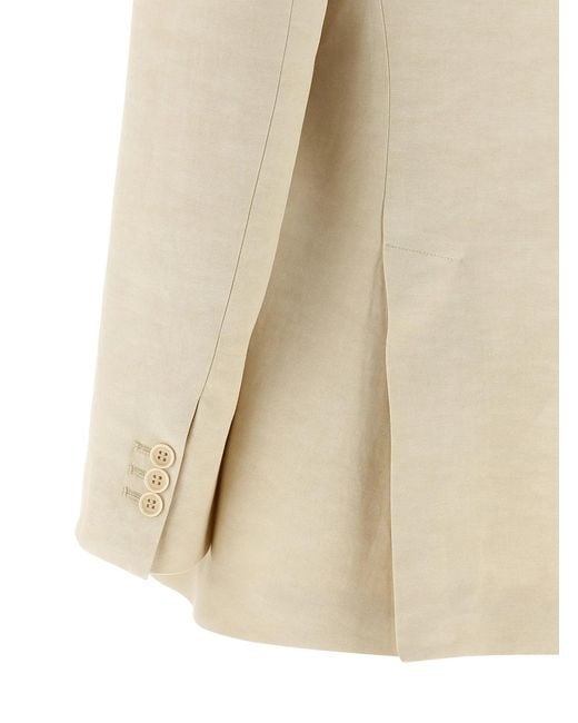 P.A.R.O.S.H. Natural P. A.R. O.S. H. Viscose Blazer