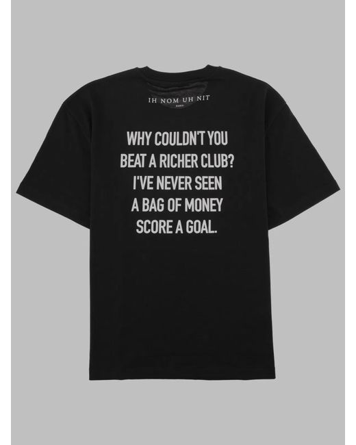 Ih Nom Uh Nit Black T-Shirt Limited Edition "The Prophet" for men