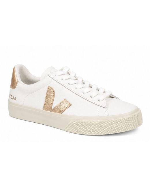 Veja White Off Leather Shoes