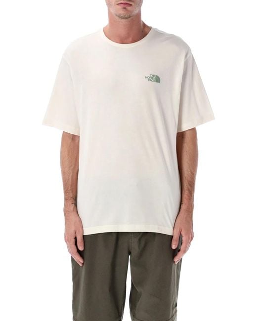The North Face White Nse Slopes Relaxed T-Shirt for men