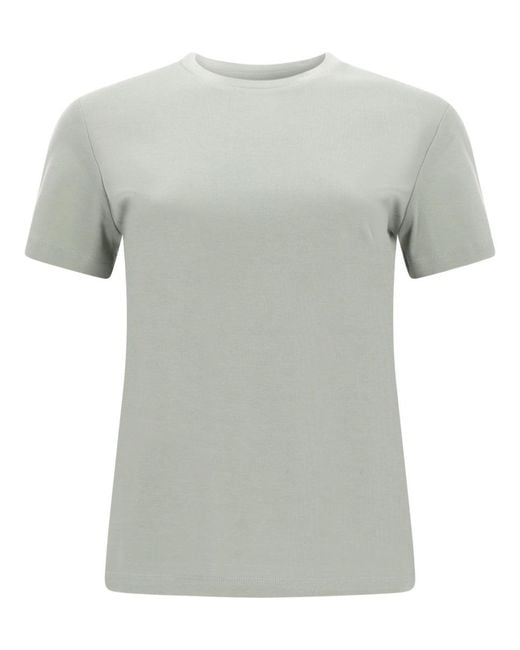 Max Mara Gray Cotton Tshirt