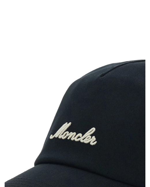 Moncler Blue Baseball Cap for men