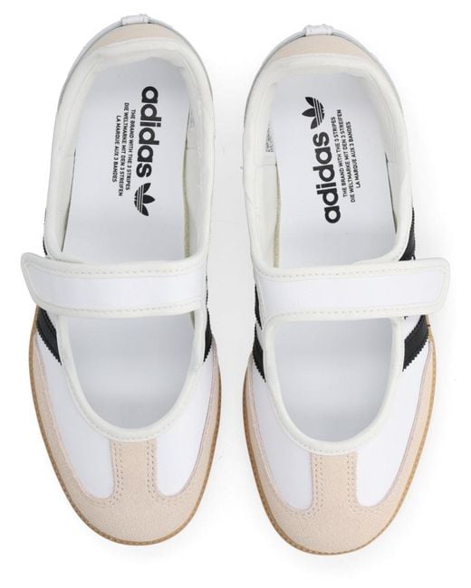 Adidas Originals White "Samba Jane" Sneaker