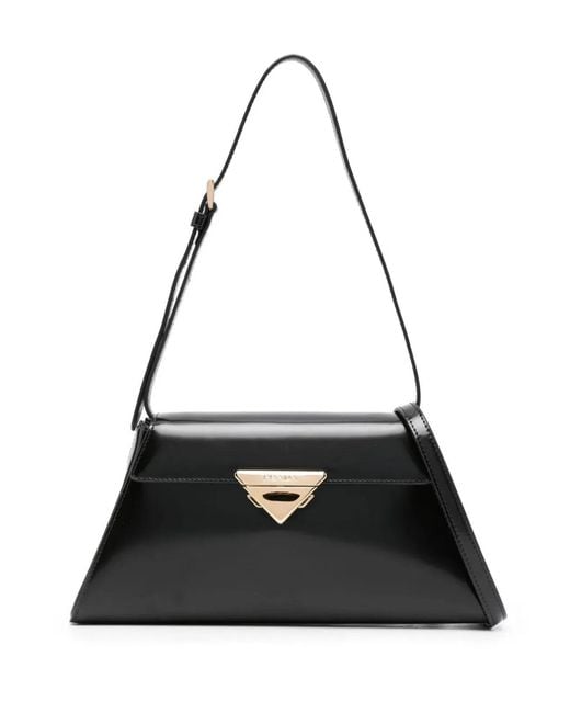 Prada Black Leather Shoulder Bag