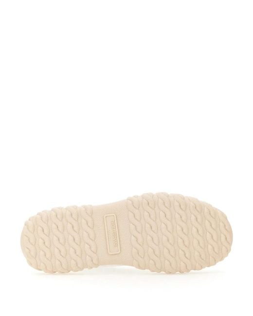 Thom Browne White Cotton Canvas Sneaker for men