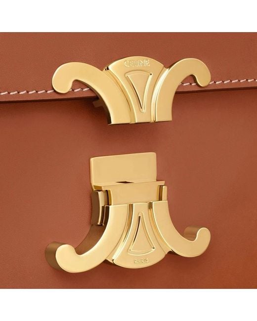 Céline Brown Teen Triomphe Handbag