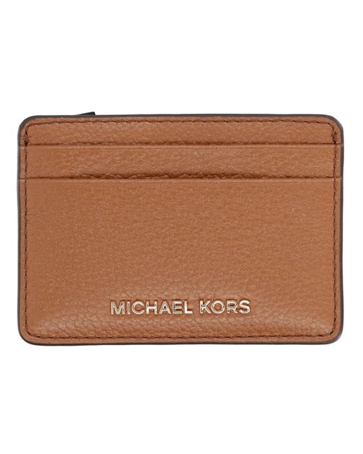 MICHAEL Michael Kors Brown Michael By Michael Kors Card Holder With Logo