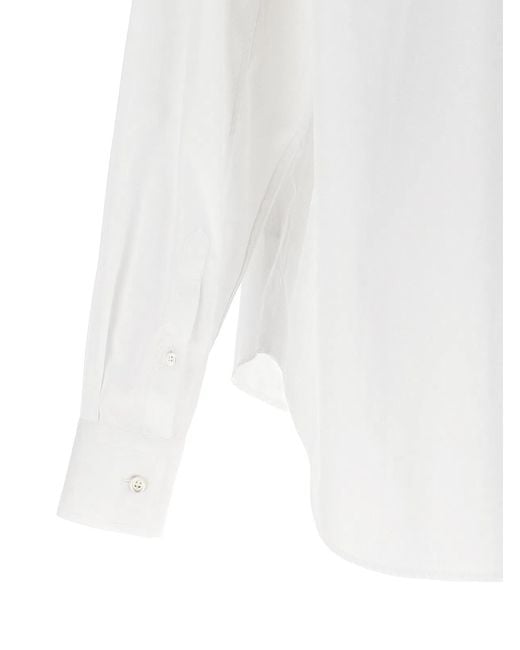 McQueen White 'Skull' Shirt for men