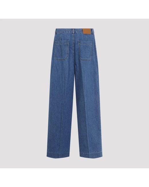 Bottega Veneta Blue Mid Straight Leg Jeans for men