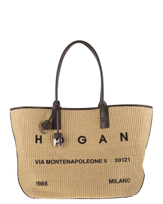 Hogan Natural Shopping Bag Address Media