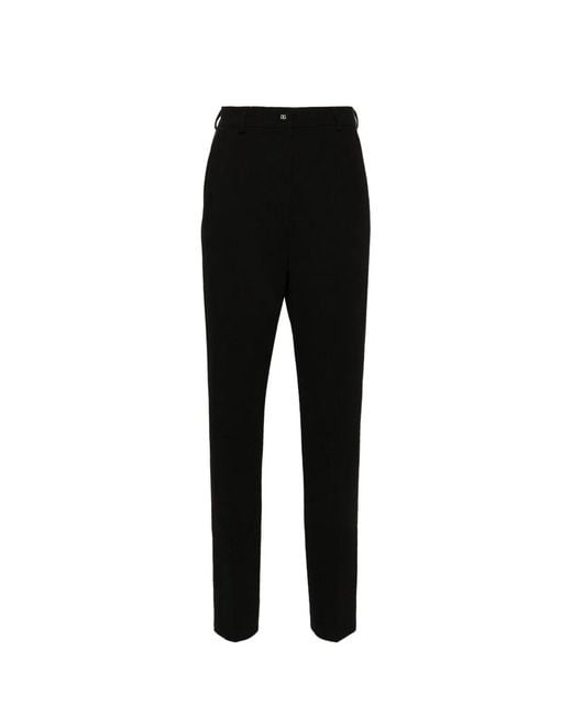 Dolce & Gabbana Black Dolce & Gabbana Cotton Trousers