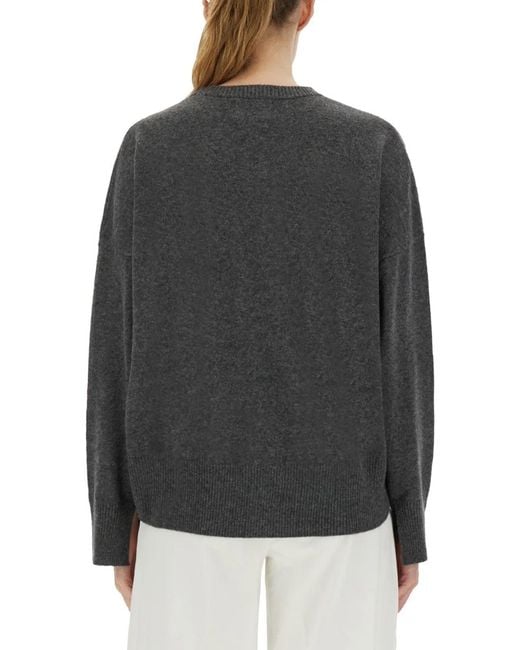 Loulou de Saison Gray Charcoal Cashmere Sweater