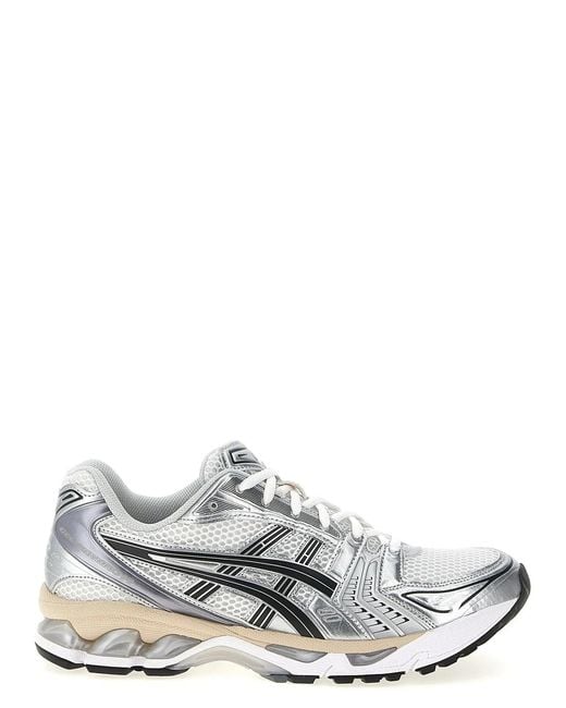 Asics White 'Gel Kayano 14' Sneakers