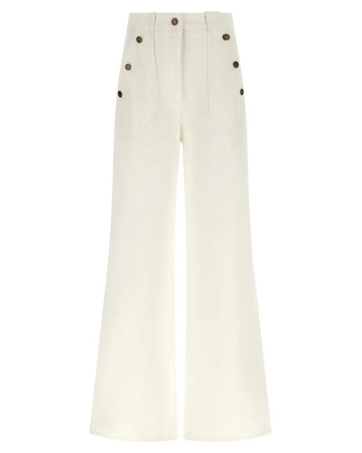Max Mara White 'Mxmbadesse' Pants