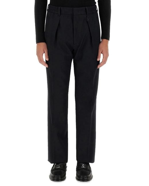 Fendi Black Wool Pants for men