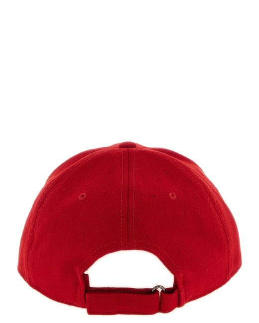 Ballantyne Red Monogram Patch Cap