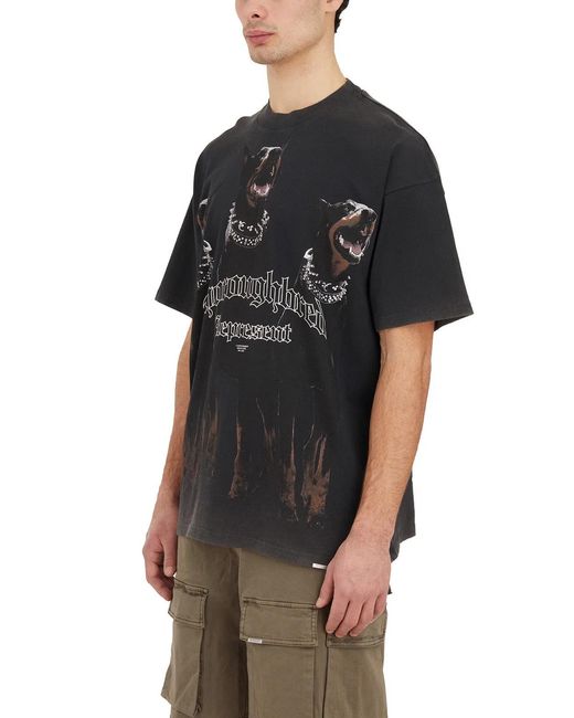 Represent Black Thoroughbred T-Shirt for men