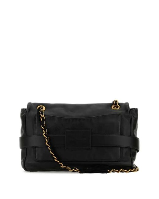 Balenciaga Black Modu Medium Flap Bag With Chain
