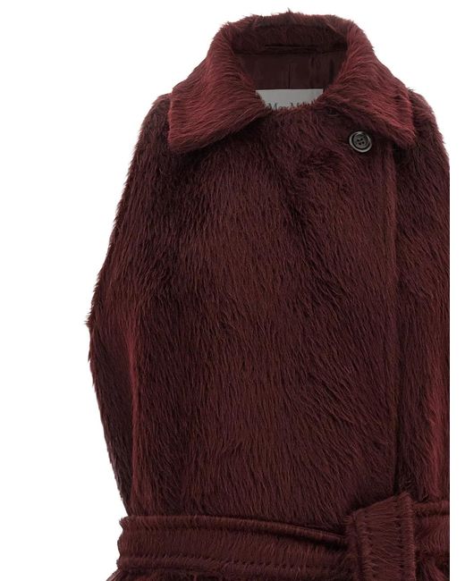 Max Mara Purple 'Abbozzi1234' Coat