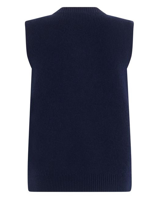 Weekend by Maxmara Blue Sleeveless Sweater