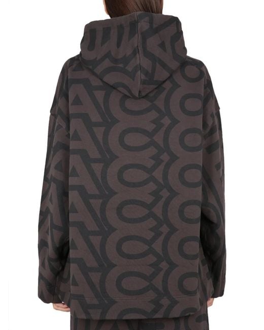 Marc Jacobs Gray Monogram Logo Sweatshirt