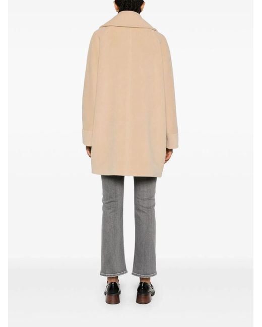Tagliatore Natural Light Angora-Wool Double-Breasted Jacket