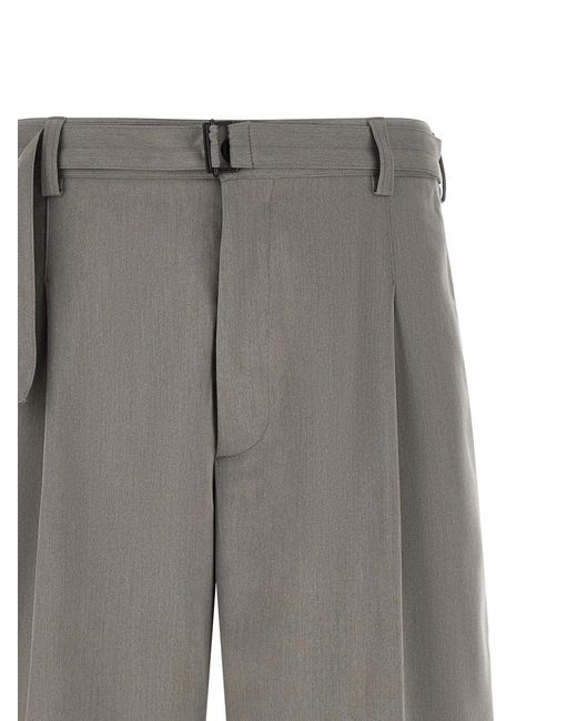 Cellar Door Gray 'Viper' Bermuda Shorts for men