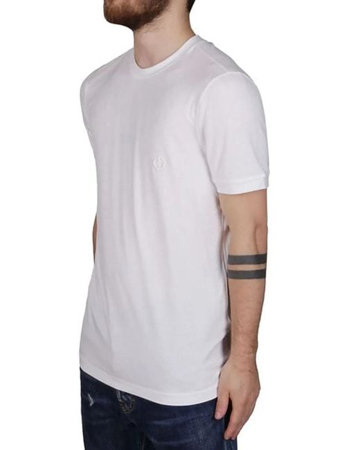 Giorgio Armani White Slim Fit T Shirt for men