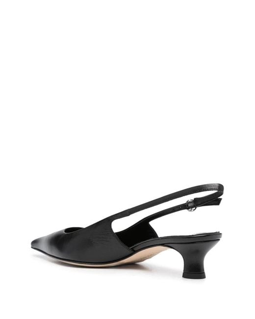 Aeyde Black Catrina Nappa Leather Pumps