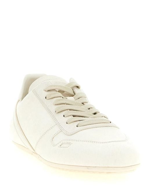 Rick Owens White 'Minimal Sneak' Sneakers for men