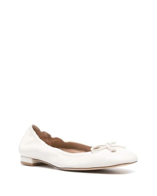 Stuart Weitzman Natural Bria Ballet Flat