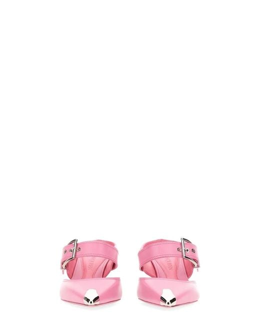 McQueen Pink Punk Sandal With Buckle