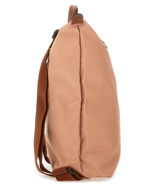 Longchamp Brown "M Le Pliage" Backpack
