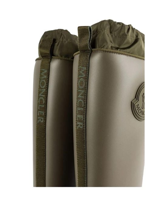 Moncler Green Kickstream High Boots