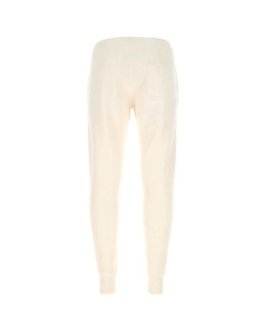 Prada White Pantalone for men