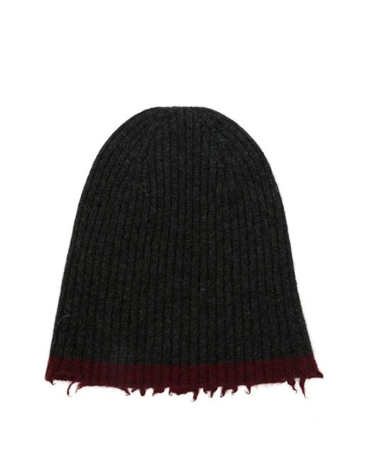Uma Wang Black "Plain Ws" Soft Hat for men