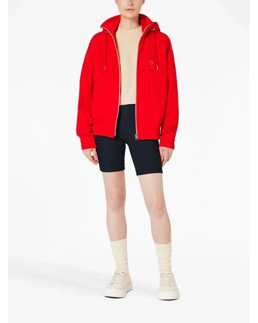 AMI Blue Cotton Shorts