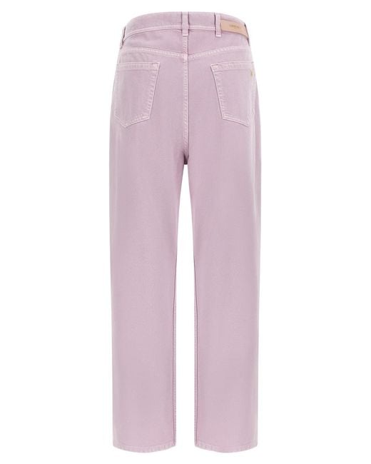Alberta Ferretti Purple 'Elya Cut' Jeans