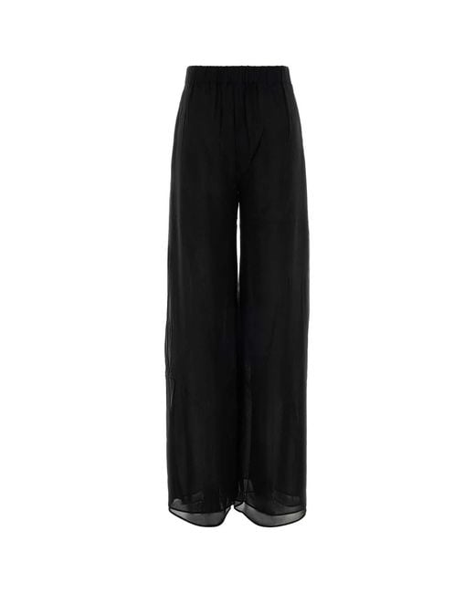 ANDAMANE Black Pantalone Palazzo