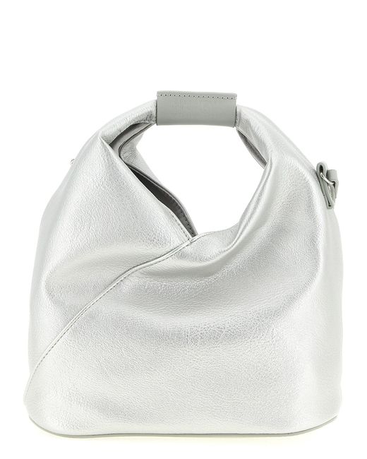 MM6 by Maison Margiela Gray Japanese Crossbody Bags Silver