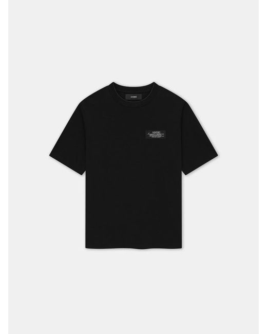 Amiri Black Spirit Logo Regular Tee For for men